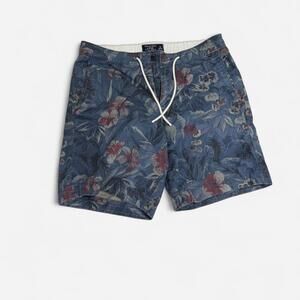 Abercrombie & Fitch Men's Blue and Multi Shorts